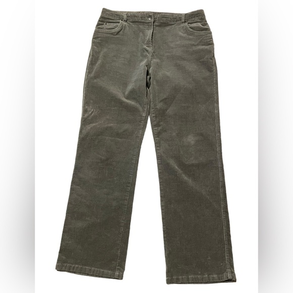 Woolrich green corduroy high rise pants - Picture 1 of 7